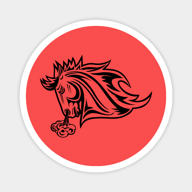 Angry Horse Magnet by SWON Design